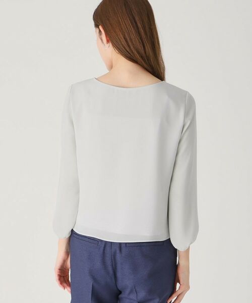 COUP DE CHANCE / クードシャンス シャツ・ブラウス | 【洗える/日本製/通勤】カシュクール風ブラウス | 詳細25