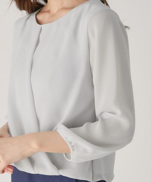 COUP DE CHANCE / クードシャンス シャツ・ブラウス | 【洗える/日本製/通勤】カシュクール風ブラウス | 詳細27