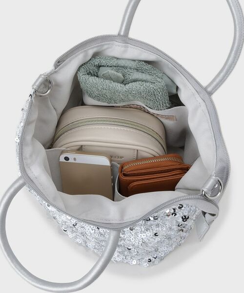 COUP DE CHANCE / クードシャンス トートバッグ | キラキラ輝く大人可愛いスパンコールバッグ | 詳細18