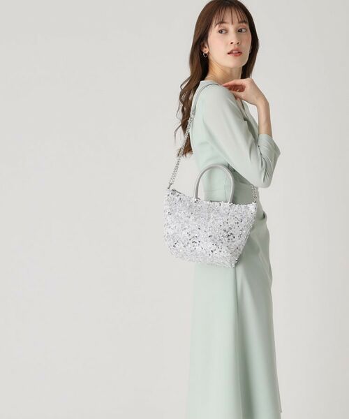 COUP DE CHANCE / クードシャンス トートバッグ | キラキラ輝く大人可愛いスパンコールバッグ | 詳細3