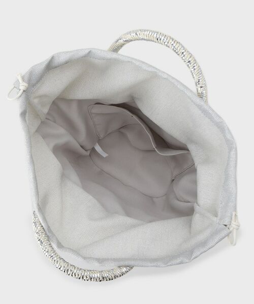 セール】 シルバー＆ガンメタの上品な輝き！手編みの大人