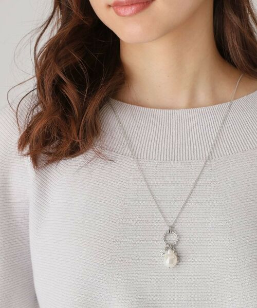 COUP DE CHANCE / クードシャンス ネックレス・ペンダント・チョーカー | パール調ガラストリオネックレス | 詳細5