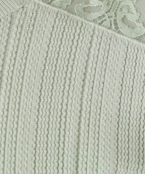 COUP DE CHANCE / クードシャンス ニット・セーター | 【洗える】レースニットトップス | 詳細12