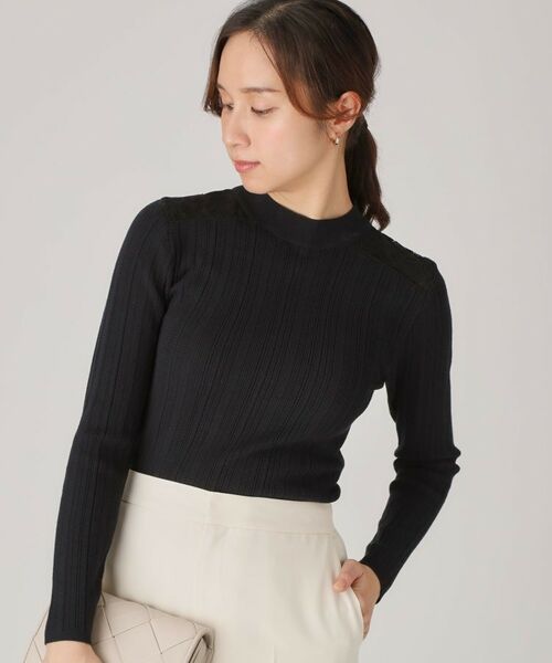 COUP DE CHANCE / クードシャンス ニット・セーター | 【洗える】レースニットトップス | 詳細5