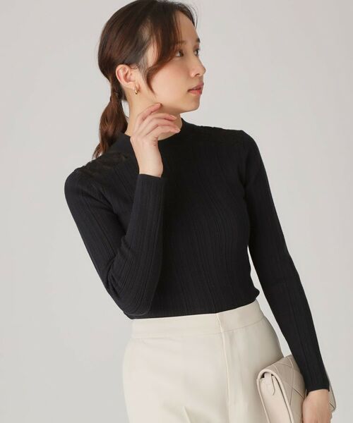 COUP DE CHANCE / クードシャンス ニット・セーター | 【洗える】レースニットトップス | 詳細6