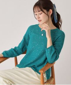 COUP DE CHANCE / クードシャンス ニット・セーター | 【洗える】スパンコールニット