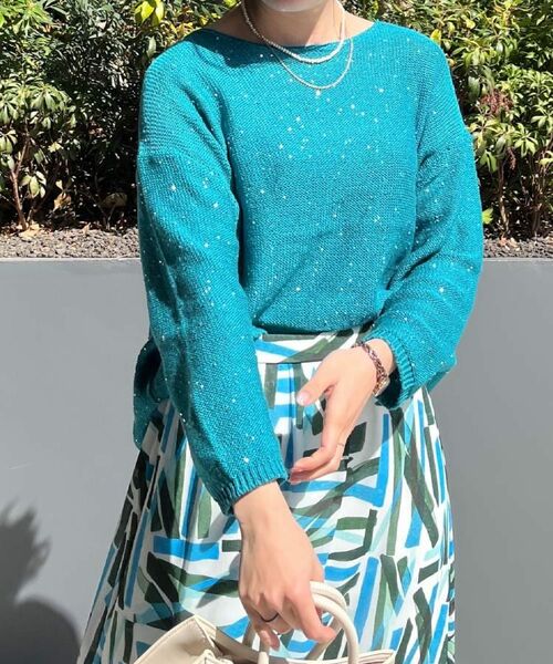 COUP DE CHANCE / クードシャンス ニット・セーター | 【洗える】スパンコールニット | 詳細10