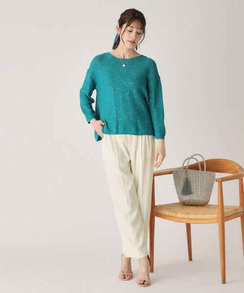 COUP DE CHANCE / クードシャンス ニット・セーター | 【洗える】スパンコールニット | 詳細7