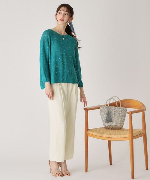 COUP DE CHANCE / クードシャンス ニット・セーター | 【洗える】スパンコールニット | 詳細8