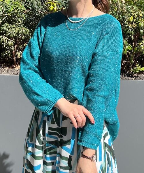 COUP DE CHANCE / クードシャンス ニット・セーター | 【洗える】スパンコールニット | 詳細9