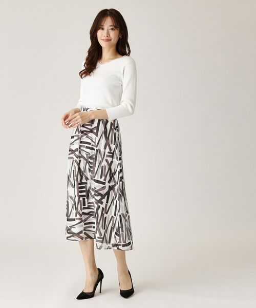 COUP DE CHANCE / クードシャンス ニット・セーター | 【洗える】ビジューリブニットトップス | 詳細1