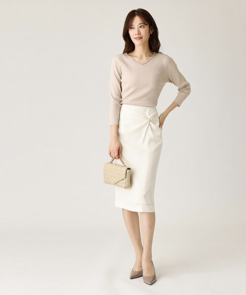 COUP DE CHANCE / クードシャンス ニット・セーター | 【洗える】ビジューリブニットトップス | 詳細14