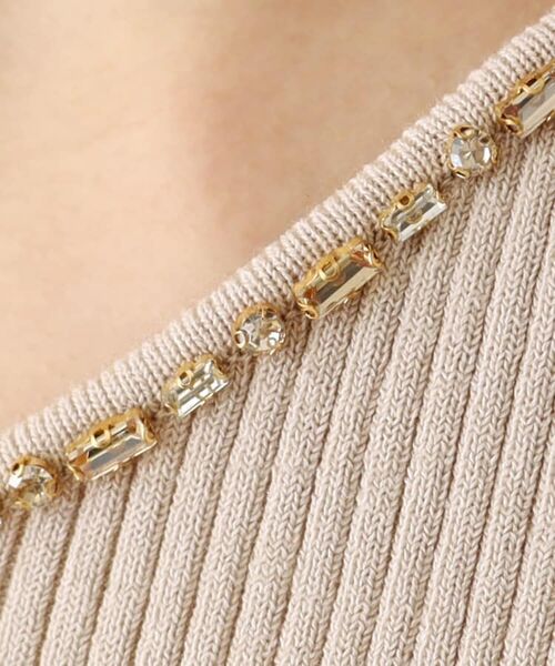 COUP DE CHANCE / クードシャンス ニット・セーター | 【洗える】ビジューリブニットトップス | 詳細27