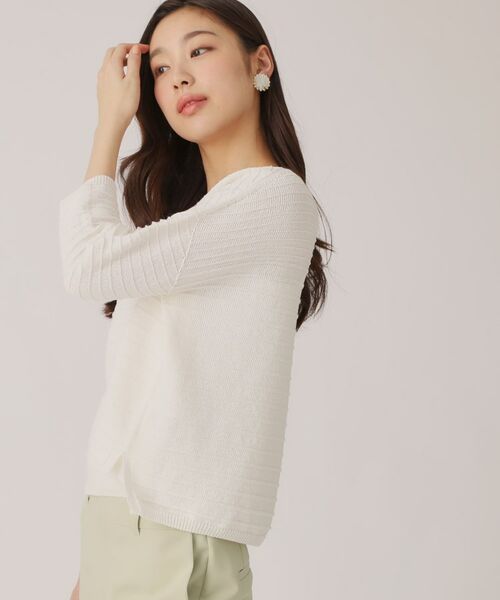 COUP DE CHANCE / クードシャンス ニット・セーター | 【洗える／日本製】ざっくり編み柄ニットトップス | 詳細2