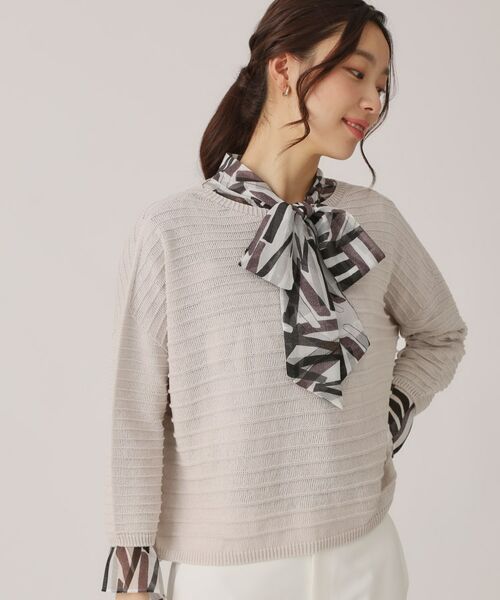 COUP DE CHANCE / クードシャンス ニット・セーター | 【洗える／日本製】ざっくり編み柄ニットトップス | 詳細6