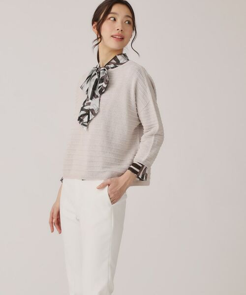 COUP DE CHANCE / クードシャンス ニット・セーター | 【洗える／日本製】ざっくり編み柄ニットトップス | 詳細7