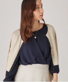 COUP DE CHANCE / クードシャンス カーディガン・ボレロ | 【洗える／ショート丈】ジャカードカーディガン