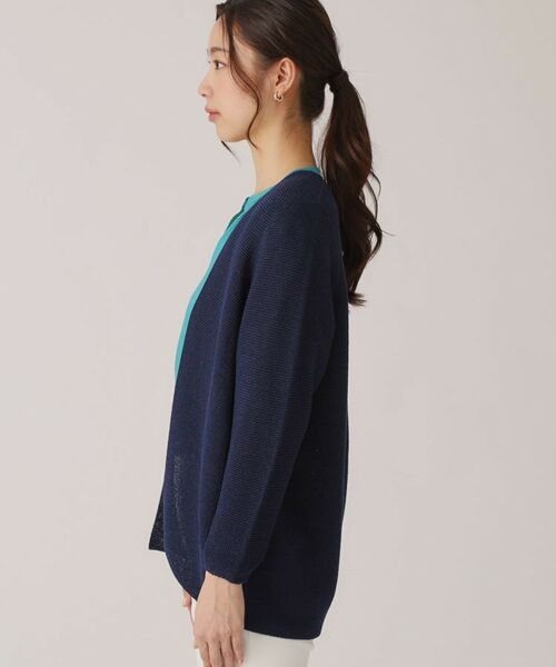 COUP DE CHANCE / クードシャンス カーディガン・ボレロ | 【洗える／日本製／ヒップ丈】着流しカーディガン | 詳細13