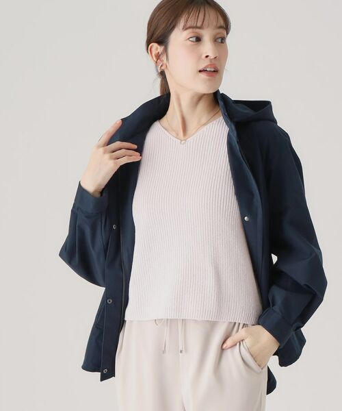 COUP DE CHANCE / クードシャンス レザーブルゾン・ジャケット | 【洗える／撥水加工】マウンテンパーカ | 詳細11