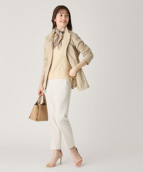 COUP DE CHANCE / クードシャンス レザーブルゾン・ジャケット | 【洗える／軽量】スタンド衿ブルゾン | 詳細3