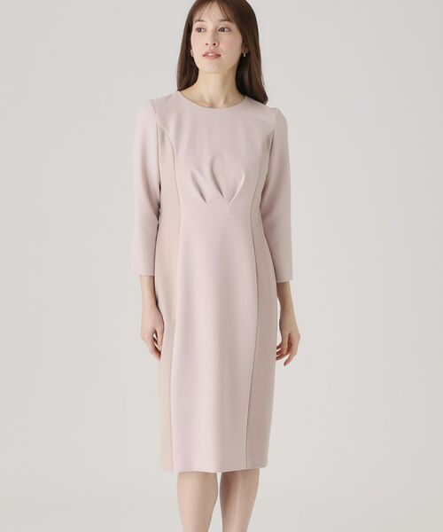 COUP DE CHANCE / クードシャンス ミニ丈・ひざ丈ワンピース | 【洗える/日本製】配色使いワンピース | 詳細13