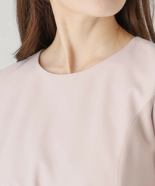 COUP DE CHANCE / クードシャンス ミニ丈・ひざ丈ワンピース | 【洗える/日本製】配色使いワンピース | 詳細16