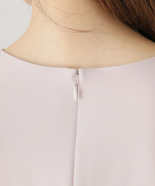 COUP DE CHANCE / クードシャンス ミニ丈・ひざ丈ワンピース | 【洗える/日本製】配色使いワンピース | 詳細17