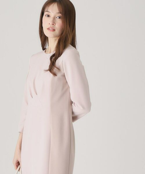 COUP DE CHANCE / クードシャンス ミニ丈・ひざ丈ワンピース | 【洗える/日本製】配色使いワンピース | 詳細5