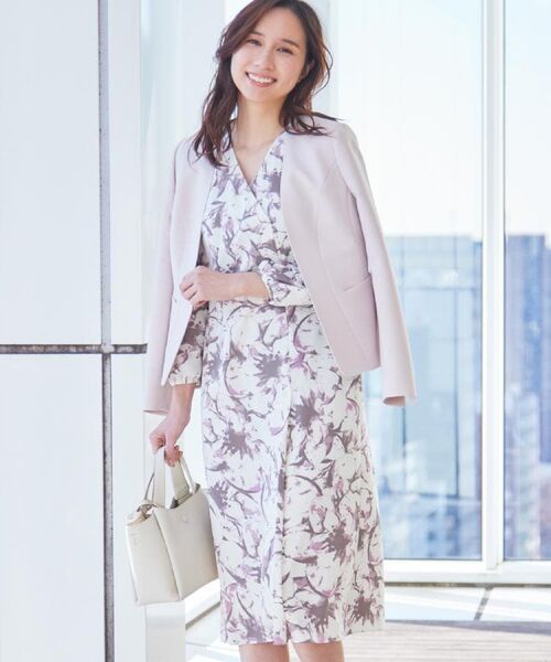 COUP DE CHANCE / クードシャンス ミニ丈・ひざ丈ワンピース | 【洗える/日本製】オリジナルプリントのワンピース | 詳細12