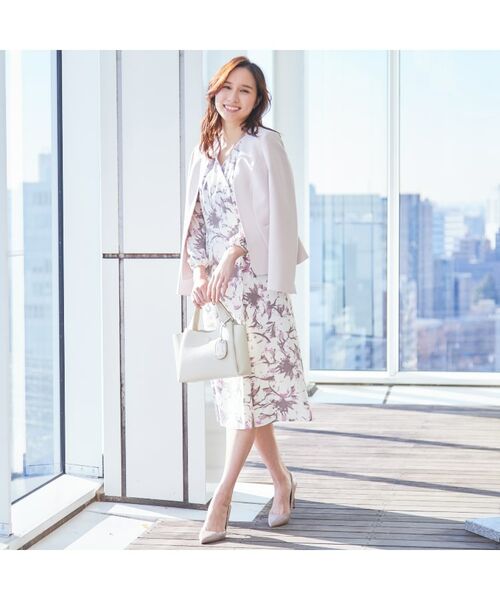 COUP DE CHANCE / クードシャンス ミニ丈・ひざ丈ワンピース | 【洗える/日本製】オリジナルプリントのワンピース | 詳細13