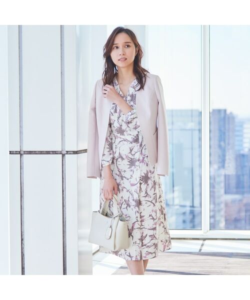 COUP DE CHANCE / クードシャンス ミニ丈・ひざ丈ワンピース | 【洗える/日本製】オリジナルプリントのワンピース | 詳細14