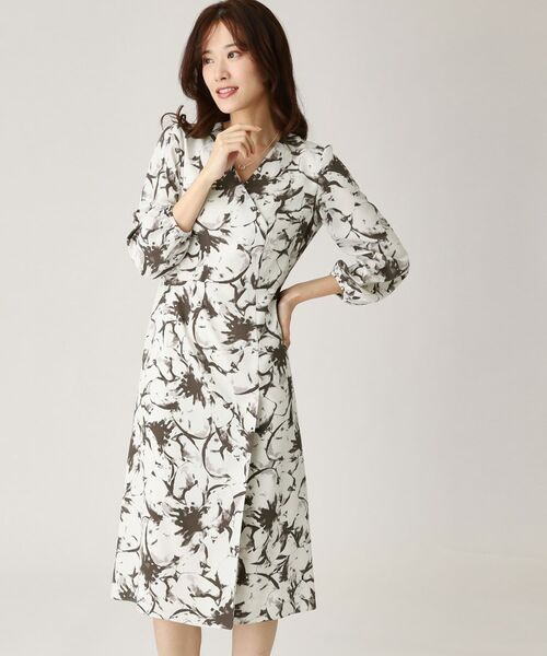 COUP DE CHANCE / クードシャンス ミニ丈・ひざ丈ワンピース | 【洗える/日本製】オリジナルプリントのワンピース | 詳細2