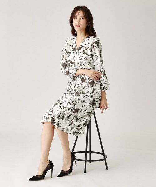 COUP DE CHANCE / クードシャンス ミニ丈・ひざ丈ワンピース | 【洗える/日本製】オリジナルプリントのワンピース | 詳細3