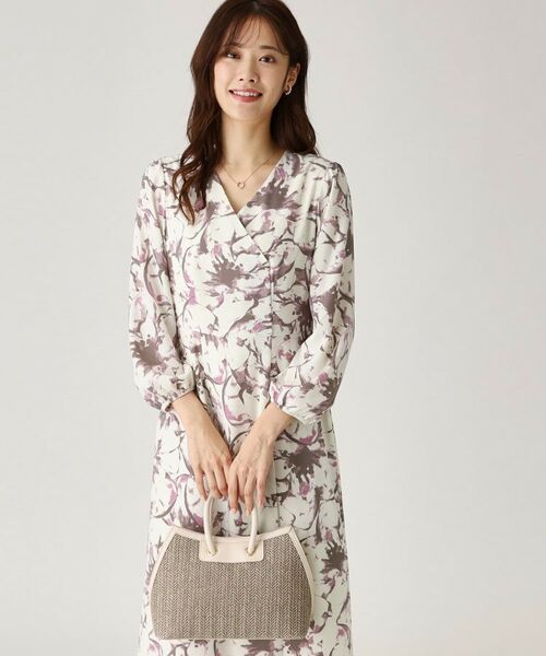 COUP DE CHANCE / クードシャンス ミニ丈・ひざ丈ワンピース | 【洗える/日本製】オリジナルプリントのワンピース | 詳細8