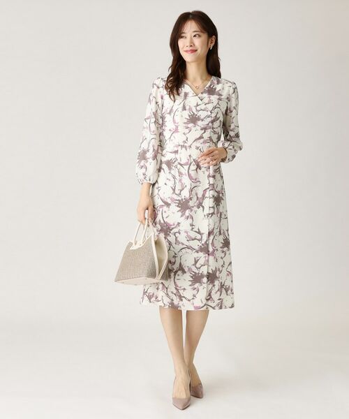 COUP DE CHANCE / クードシャンス ミニ丈・ひざ丈ワンピース | 【洗える/日本製】オリジナルプリントのワンピース | 詳細9