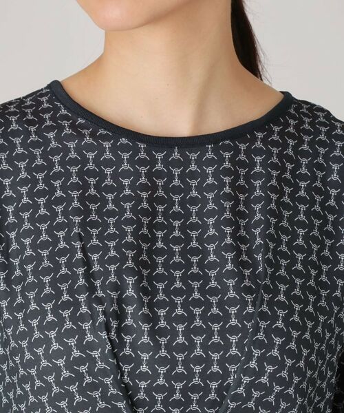 COUP DE CHANCE / クードシャンス ミニ丈・ひざ丈ワンピース | 【洗える】チェーン風プリント柄ワンピース | 詳細11