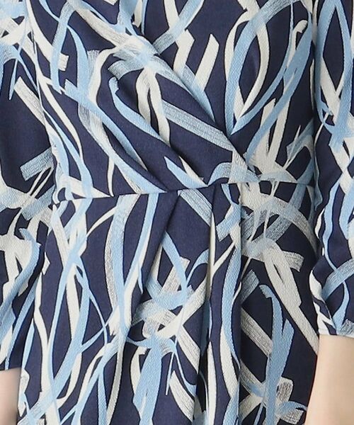 COUP DE CHANCE / クードシャンス ミニ丈・ひざ丈ワンピース | 【洗える／日本製】柄タイトワンピース | 詳細16