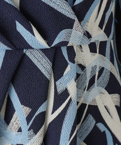 COUP DE CHANCE / クードシャンス ミニ丈・ひざ丈ワンピース | 【洗える／日本製】柄タイトワンピース | 詳細8