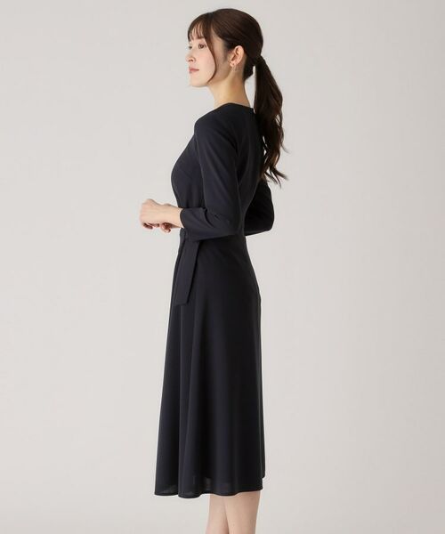 COUP DE CHANCE / クードシャンス ミニ丈・ひざ丈ワンピース | 【日本製】ラップ風デザインワンピース | 詳細11