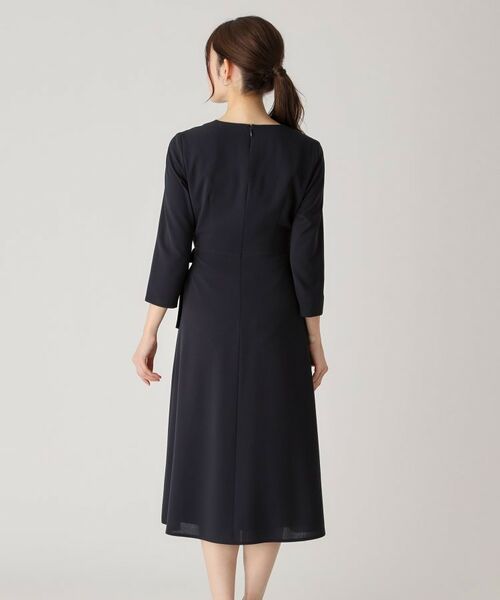 COUP DE CHANCE / クードシャンス ミニ丈・ひざ丈ワンピース | 【日本製】ラップ風デザインワンピース | 詳細12