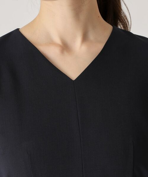 COUP DE CHANCE / クードシャンス ミニ丈・ひざ丈ワンピース | 【日本製】ラップ風デザインワンピース | 詳細13