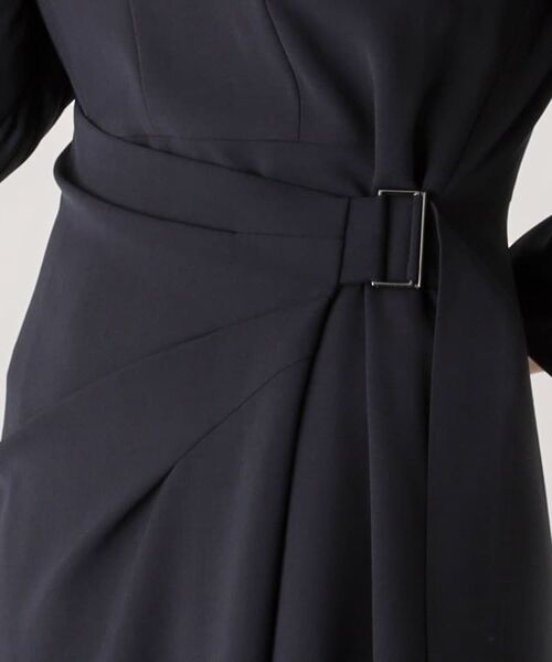 COUP DE CHANCE / クードシャンス ミニ丈・ひざ丈ワンピース | 【日本製】ラップ風デザインワンピース | 詳細16