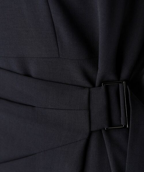 COUP DE CHANCE / クードシャンス ミニ丈・ひざ丈ワンピース | 【日本製】ラップ風デザインワンピース | 詳細9