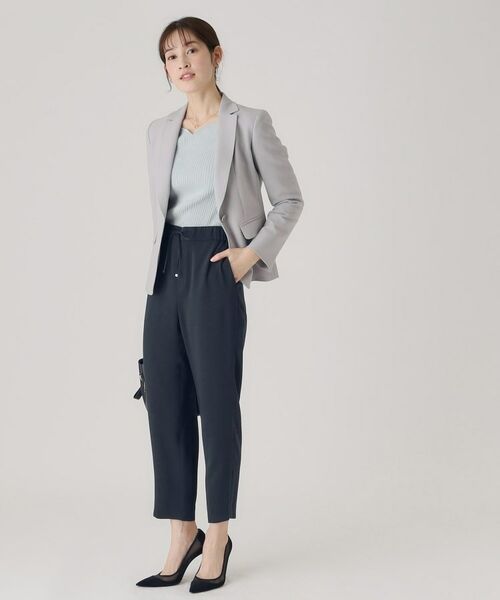 COUP DE CHANCE / クードシャンス ショート・ハーフ・半端丈パンツ | 【洗える／ウエストゴム】イージーパンツ | 詳細7