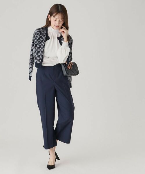 COUP DE CHANCE / クードシャンス ショート・ハーフ・半端丈パンツ | 【洗える/日本製】ストレートワイドパンツ | 詳細10