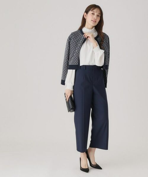 COUP DE CHANCE / クードシャンス ショート・ハーフ・半端丈パンツ | 【洗える/日本製】ストレートワイドパンツ | 詳細11