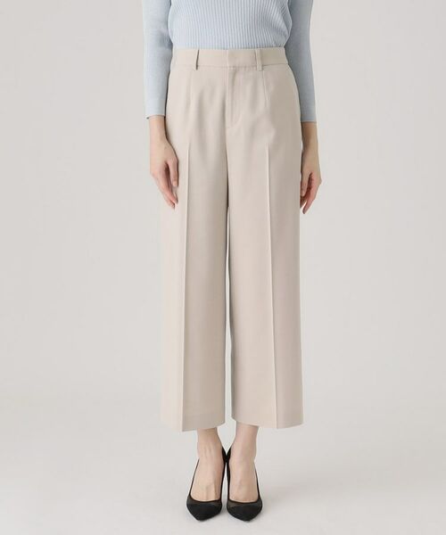COUP DE CHANCE / クードシャンス ショート・ハーフ・半端丈パンツ | 【洗える/日本製】ストレートワイドパンツ | 詳細16