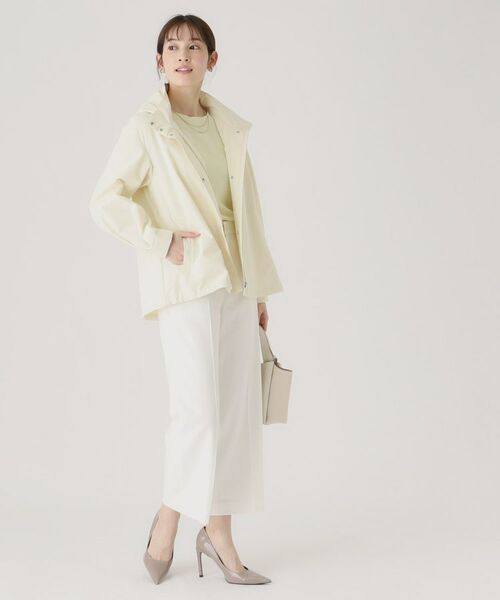 COUP DE CHANCE / クードシャンス ショート・ハーフ・半端丈パンツ | 【洗える/日本製】ストレートワイドパンツ | 詳細2