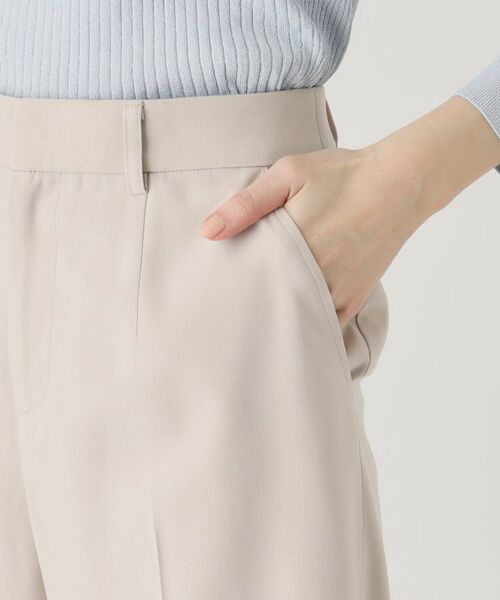 COUP DE CHANCE / クードシャンス ショート・ハーフ・半端丈パンツ | 【洗える/日本製】ストレートワイドパンツ | 詳細20