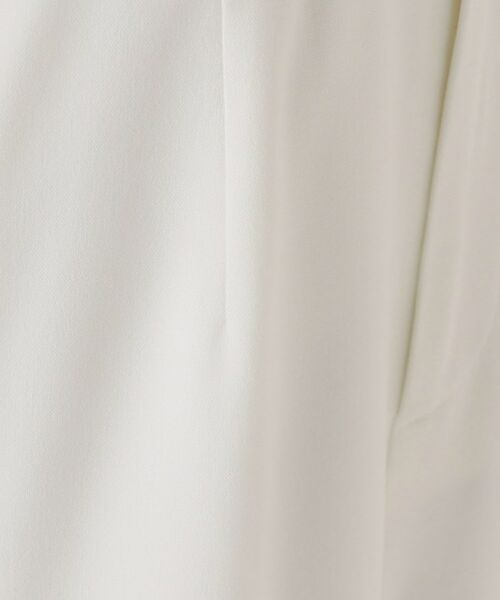 COUP DE CHANCE / クードシャンス ショート・ハーフ・半端丈パンツ | 【洗える/日本製】ストレートワイドパンツ | 詳細4